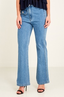 Джинсы с декоративным клапаном See By Chloé
