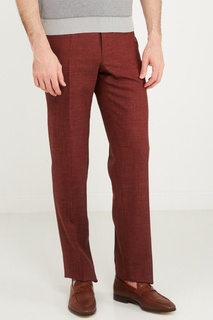 Бордовые брюки Canali