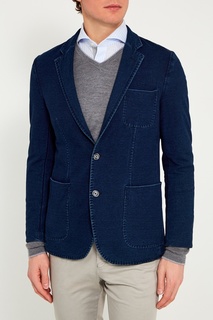 Пиджак из синего денима IC MEN