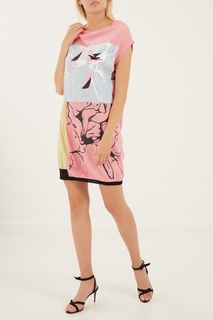 Розовое платье с контрастным дизайном IM Isola Marras