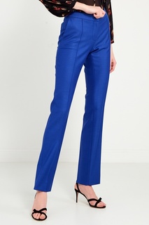Шерстяные синие брюки со стрелками Stella Mc Cartney