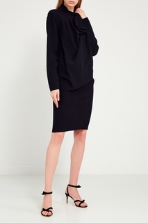 Платье с крупным бантом Lanvin