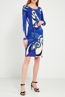 Платье с поясом Emilio Pucci
