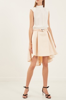 Короткое комбинированное платье Elisabetta Franchi