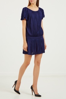 Короткое плиссированное платье Elisabetta Franchi