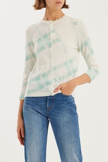 Белый кардиган с принтом Elisabetta Franchi