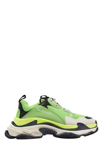 Зеленые кроссовки Triple S Balenciaga Man