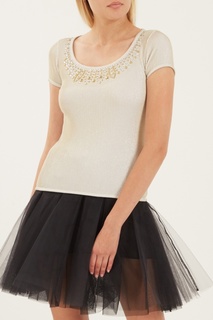 Футболка с аппликацией Via Delle Perle