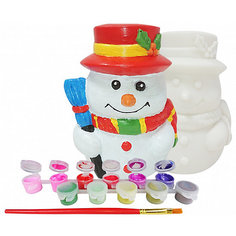 Копилка Color KIT "Праздничный снеговик"