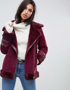 Замшевая куртка ASOS DESIGN - Красный