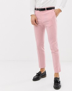 Розовые зауженные брюки ASOS DESIGN wedding - Розовый
