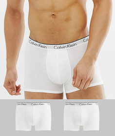 Набор из 2 белых боксеров-брифов Calvin Klein - Белый