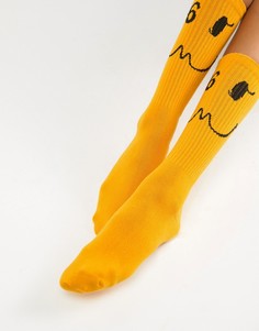 Носки с оригинальным дизайном Miss Sixty - Желтый