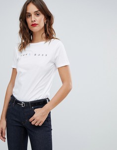 Футболка с логотипом Boss Casual - Белый