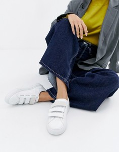 Кроссовки на липучках с логотипом HUGO - Белый