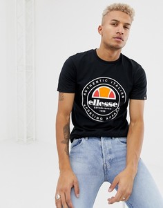 Черная футболка с логотипом ellesse Vettorio - Черный