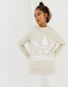 Худи с логотипом-трилистником аdidas Originals - Белый