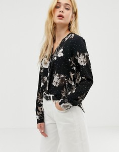 Рубашка с цветочным принтом Vero Moda - Мульти