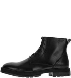 Низкие черные ботинки из натуральной кожи Johnny Vagabond