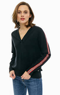 Джемпер оверсайз из вискозы с глубоким вырезом Gerry Weber