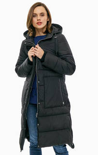 Удлиненная черная куртка с капюшоном Gerry Weber