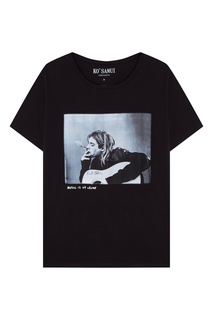 Черная футболка с фотопринтом Trouper — Kurt Kobain