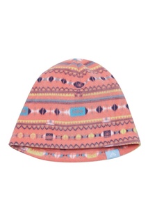 Розовая шапка с узором Lily Roxy Kids
