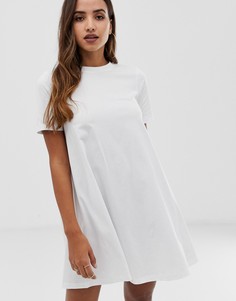 Платье-футболка мини ASOS DESIGN - Белый