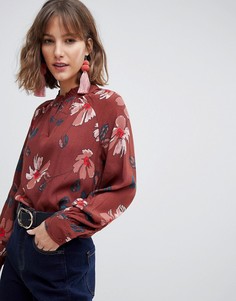 Топ с абстрактным цветочным принтом Vero Moda - Мульти