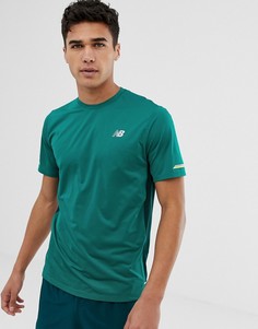 Сине-зеленая футболка New Balance Running Ice 2.0 - Синий