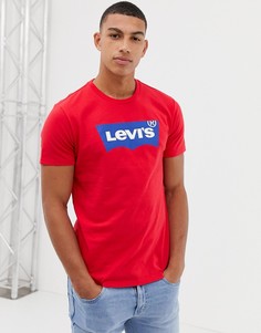 Красная футболка с логотипом и принтом Levis - Красный Levis®