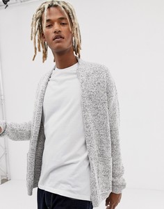 Серый меланжевый кардиган Pull&Bear - Серый