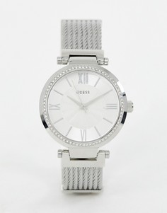 Часы с сетчатым браслетом Guess W0638L1 Soho - Золотой