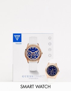 Смарт-часы с силиконовым ремешком Guess Jemma C1003L1 - Белый