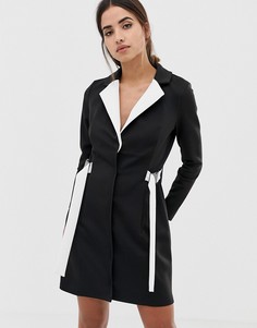 Платье колор блок ASOS DESIGN - Мульти