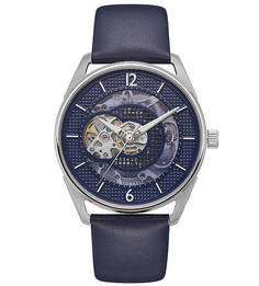 Часы с прозрачным циферблатом круглой формы Automatic Kenneth Cole