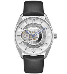 Часы с прозрачным циферблатом круглой формы Automatic Kenneth Cole