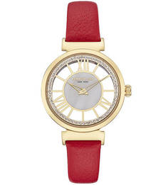 Кварцевые часы с декоративной отделкой циферблата TRANSPARENCY Kenneth Cole