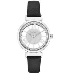 Кварцевые часы с декоративной отделкой циферблата TRANSPARENCY Kenneth Cole