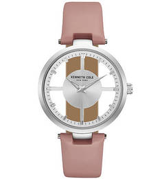 Часы с круглым прозрачным циферблатом TRANSPARENCY Kenneth Cole