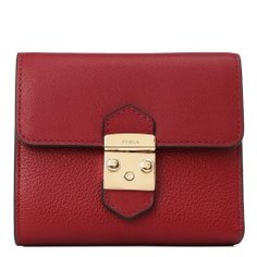 Кошелёк FURLA METROPOLIS S BI-FOLD бордовый