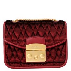 Сумка FURLA METR.COM. MINI C/BODY S.CHAIN бордовый