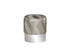 Пуф с металлическим ободом Garda Decor