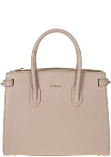 Кожаная сумка с двумя отделами Pin Furla