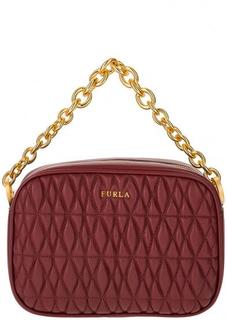 Маленькая кожаная сумка через плечо Cometa Furla