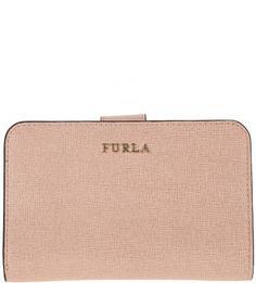 Кожаный кошелек с застежкой на кнопку Babylon Furla