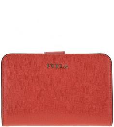 Кожаный кошелек с застежкой на кнопку Babylon Furla