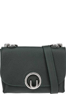 Зеленая сумка из зерненой кожи Rebecca Minkoff