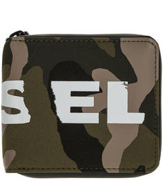 Текстильный кошелек в стиле милитари Diesel