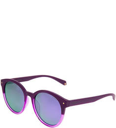 Солнцезащитные очки в фиолетовой пластиковой оправе Polaroid